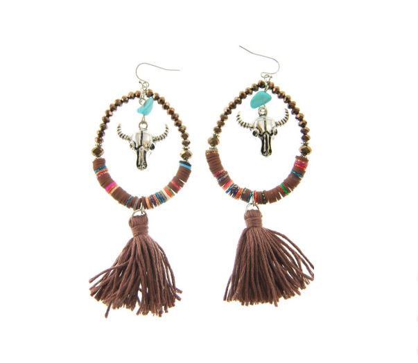 Desert Highway Rider Earrings - Sanchaya Designs